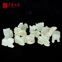 纯天然岫玉十二生肖随葬品生肖殡葬用品摆件羊鸡牛马猪猴白事祭祀