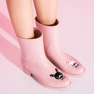 SLASHMODA时尚手绘雨鞋