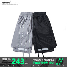 PERCLIPS 19ss 折叠裤 可变形可拆卸魔术贴拉链长裤短裤
