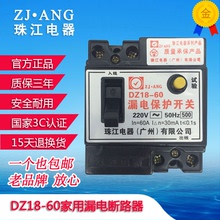 总开关 珠江家用漏电断路器220V两相40a60安漏电保护器开关32a