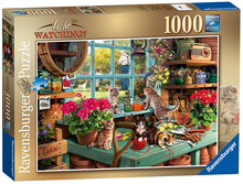 现货包邮 德国Ravensburger睿思进口拼图 好奇小猫调皮捣蛋1000片