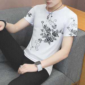 男士短袖T恤大码休闲打底长袖体恤衫青少年修身小衫潮流男装上衣