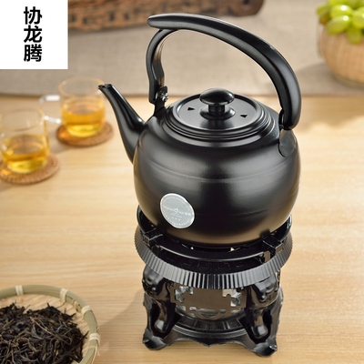 协龙腾创典电热水壶不锈钢水壶 电磁炉专用壶饭店小茶壶烧水壶不