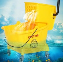 压榨水车酒店宾馆保洁墩布拖把挤水桶柞水清洁车拖地桶