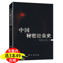 平山周 发展史书籍 介绍白莲会天地会三合会等组织帮会与革命 库存尾品3本49 中国秘密社会史 包邮