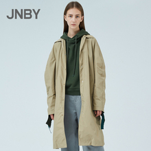 商场同款 江南布衣2019早春新品 JNBY 简约风衣外套女5JB221640