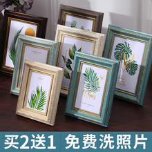 复古怀旧相框摆台6寸7寸8寸10寸创意简约A4 12寸加洗照片框