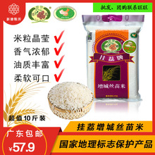 包邮 挂荔增城丝苗米5KG增城特产国家地标产品10斤优质籼米长粒米