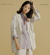 麻原本色P gold 八觉春季 酵洗亚麻西装 stay eightsense