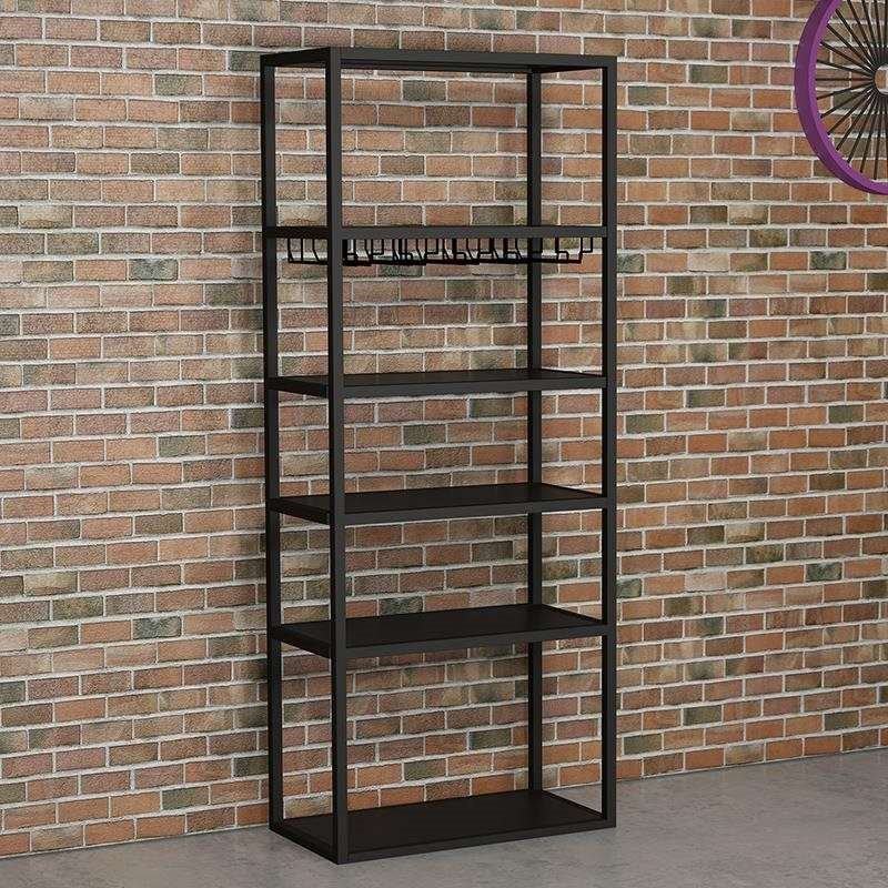 展示柜超市威士忌白酒工业鸡尾酒落地式铁艺酒