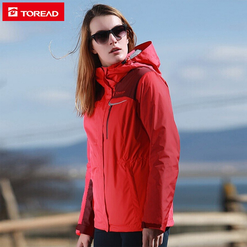 Toread/Pathfinder Autumn Women's Charge Coat Outdoor Two Piece Three In One Coat TAWF92702-E11E