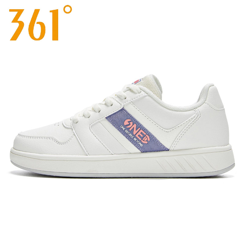 361 women's shoes, sports shoes, 2019 winter new thickened warm casual shoes, 361 degree fashionable leather upper shoes, women's trend