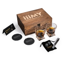iiiMY进口冰酒石威士忌速冻冰石冰块冰粒欧式复古高档酒具礼品
