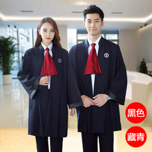 【顺丰】律师袍女男律师出庭服装正品统一标准套装送领带徽章律协
