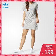 裙子 BJ8365 女子 三叶草 DRESS TEE 阿迪达斯官方adidas