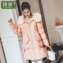 臻丽 2018新款胖mm冬装棉衣女宽松韩版大码女装胖妹妹棉服遮肚子图片