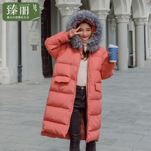 臻丽 新款胖mm大毛领棉衣棉服冬装大码女装藏肉遮肚子中长款外套图片
