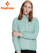 KingCamp羽绒服轻薄女款 白鸭绒户运动防泼水短款 羽绒服女