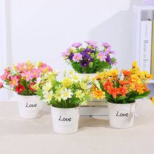饰品假花套装 仿真花盆栽绿植物小摆件盆景客厅室内桌面创意家居装