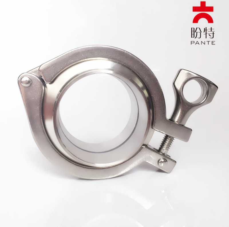 盼特管件304卫生级精铸快装卡箍套装 不锈钢抱