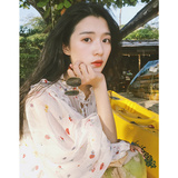 梅子熟了 清新雪纺连衣裙复古sukol娃娃裙少女初恋裙2018早秋新款