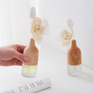 卧室无火干花玻璃瓶香薰