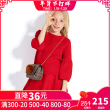 巴拉巴拉女童套装裙2019春装新款儿童毛衣针织裙子22041190907
