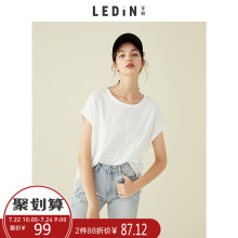 乐町白色t恤女宽松短袖ins潮2018夏装新款女装韩范廓型感上衣女夏图片