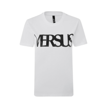 VERSUS范瑟丝纯棉材质logo字母图案装饰女士短袖T恤图片