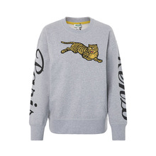 KENZO刺绣老虎&印花logo字母图案装饰纯棉套头女士卫衣图片