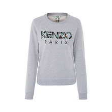 KENZO纯棉材质贴布logo字母图案女士套头卫衣图片