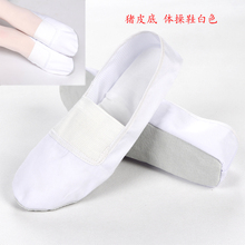 形体瑜伽练功健身练功鞋 软底黑白红色男女儿童体操鞋 舞蹈鞋