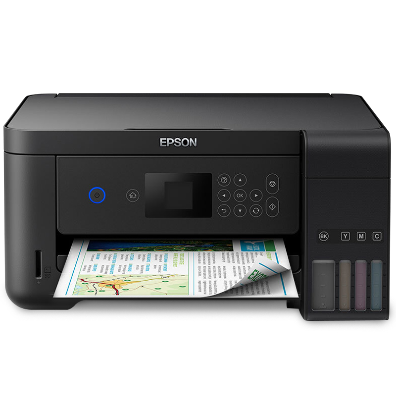 爱普生L4168彩色喷墨打印机家用无线照片复印