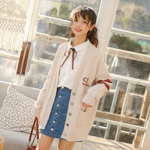 新款开衫女学院风外套