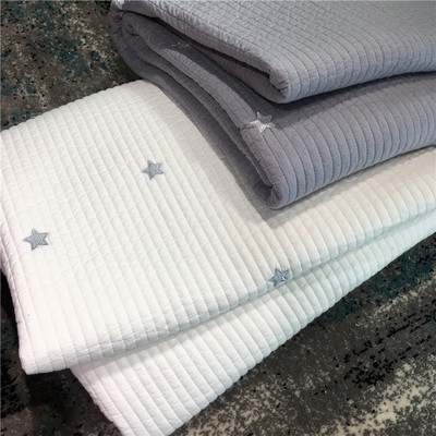 全棉韩国绗缝床盖三件套单件纯棉空调被多功能夏凉被夹棉被子欧式是什么牌子