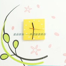 认识时间创意DIY卡通幼儿园儿童手工挂钟制作EVA材料包墙贴钟