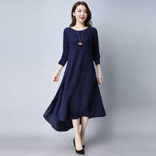 2018春季女人味衣服气质流行连衣裙 新品 女装 2017秋装 35岁20