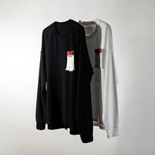 shirt 反底工艺长袖 2色 T恤 2018ss side Reverse LIFEGOESON