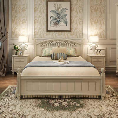 床主卧田园风格床实木床1.8米双人床韩式床公主床欧式床现代简约哪款好