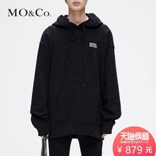 MOCO2018冬季新品街头字母连帽卫衣MT184SWS207 摩安珂图片