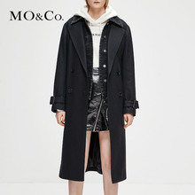 MOCO2018冬季新品个性街头假两件拼接外套MA184OVC108 摩安珂图片
