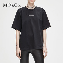 MOCO2018冬季新品个性印花图案短袖T恤MA184TEE201 摩安珂图片