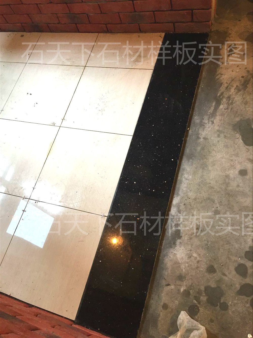 过门石倒角效果图,过门石倒角45度效果图,装修门槛石搭配效果图_大山谷图库