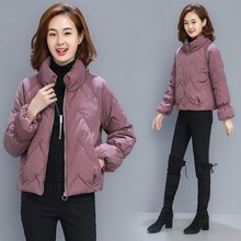 短款 棉服oversize 很仙 洋气中年轻薄款 棉衣清仓处理女反季妈妈款