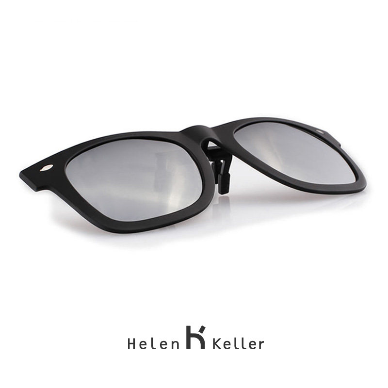 海伦凯勒太阳镜夹片 潮流墨镜式夹片 开车 防紫