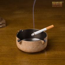小烟缸 烟缸工艺品 铜工艺品家居饰品创意个性 全铜摆件 铜师傅