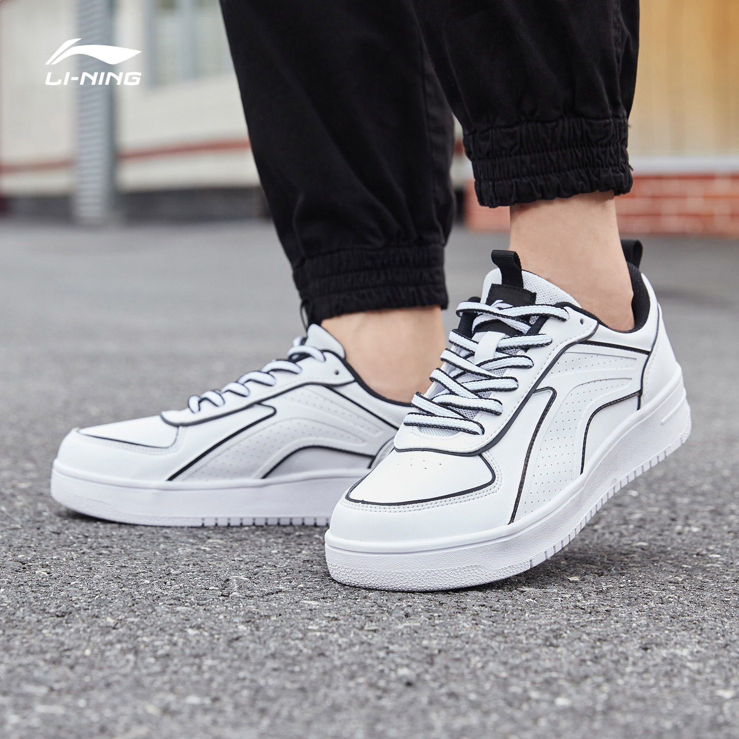 Li Ning Casual Shoes Women's Shoes 2019 New Shock Absorbing Casual Board Shoes Couple Shoes Classic Women's Low Top Sports Shoes