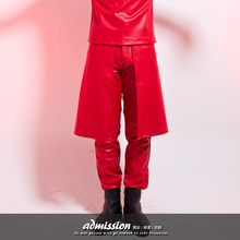 个性 酒吧男士 皮裤 ds夜店男装 明星同款 修身 男歌手演出服DJ时尚