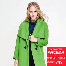 【商场同款】伊芙丽2016新款毛呢外套151114373582图片