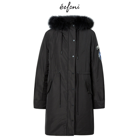 【商场同款】伊芙丽2018冬装新款韩版羽绒服118A188511商品大图